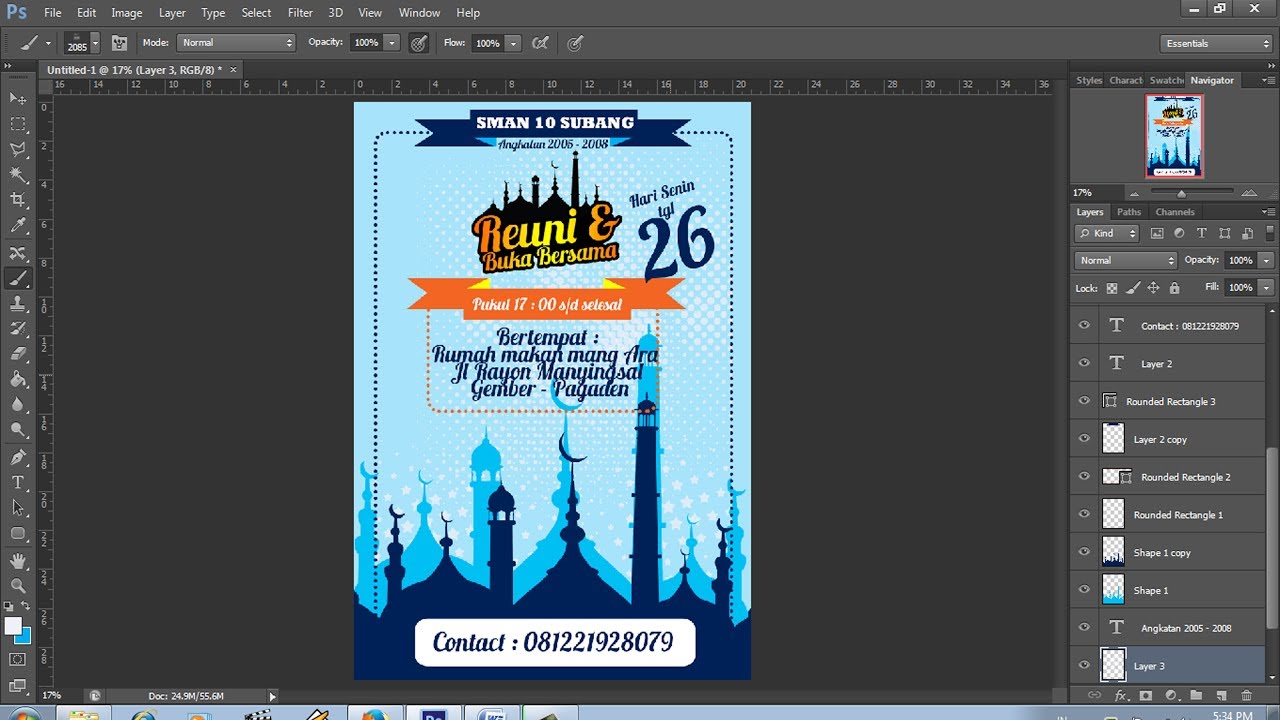 Detail Pamflet Buka Bersama Nomer 13