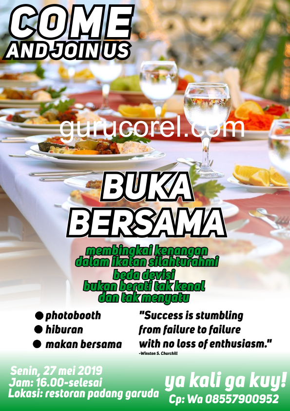 Detail Pamflet Buka Bersama Nomer 29