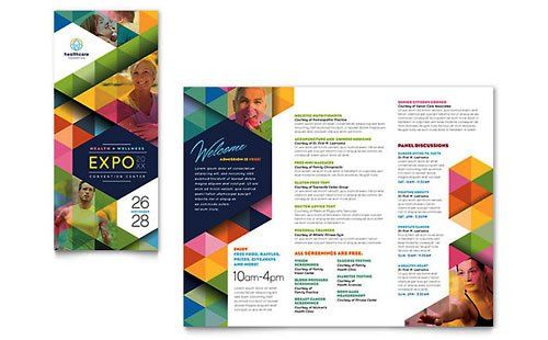 Detail Pamflet Flat Design Nomer 11