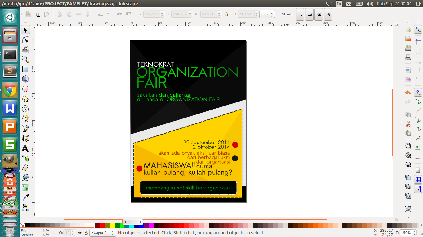 Detail Pamflet Flat Design Nomer 47