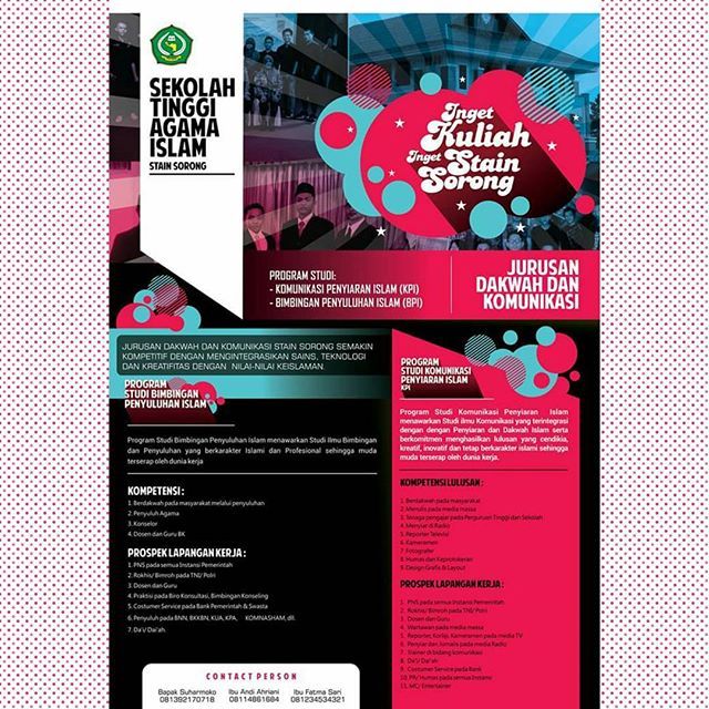 Detail Pamflet Flat Design Nomer 9