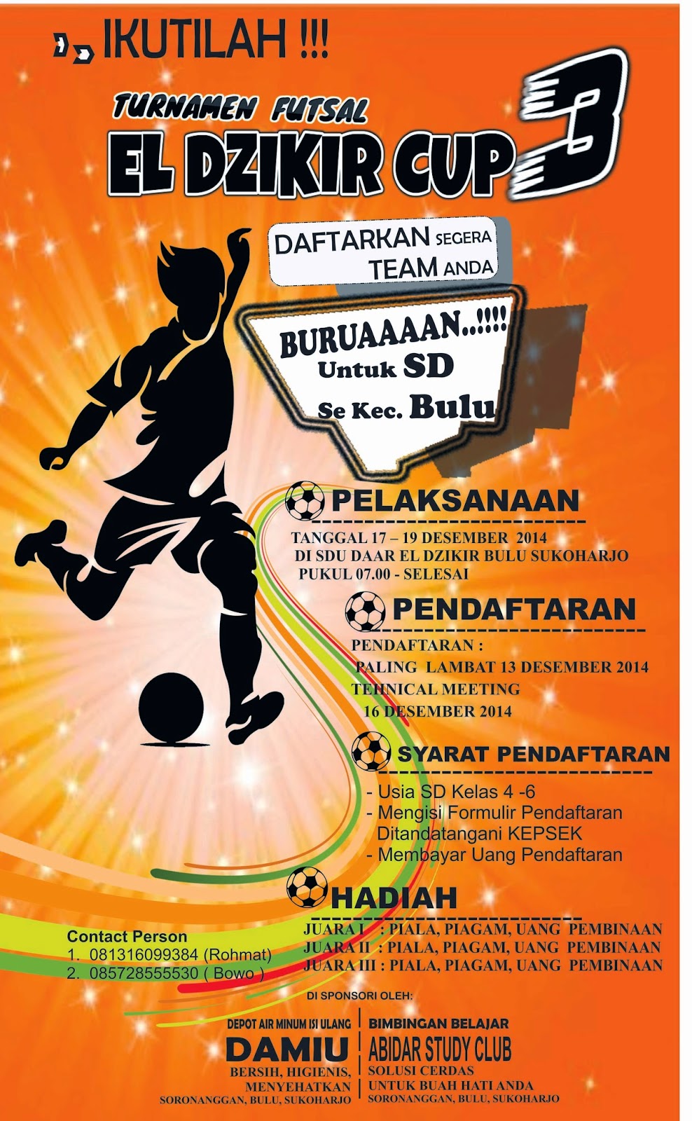 Detail Pamflet Futsal Nomer 17