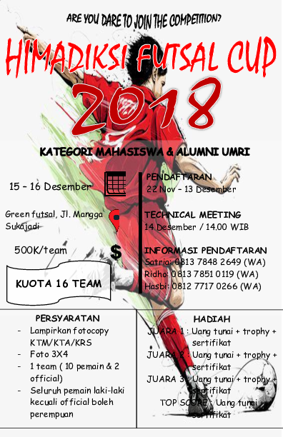 Detail Pamflet Futsal Nomer 38