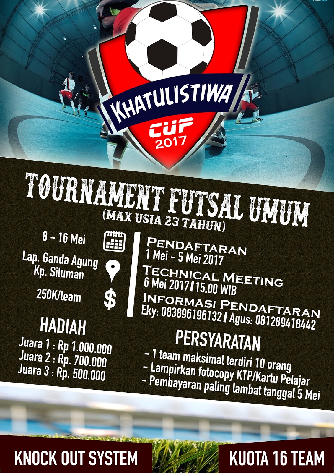 Detail Pamflet Futsal Nomer 10