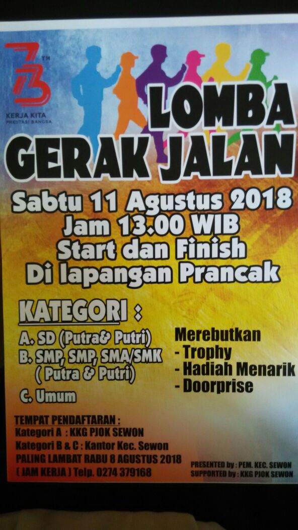 Detail Pamflet Gerak Jalan Nomer 11