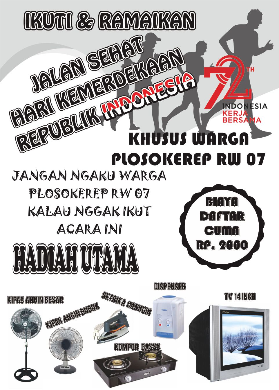 Detail Pamflet Gerak Jalan Nomer 2