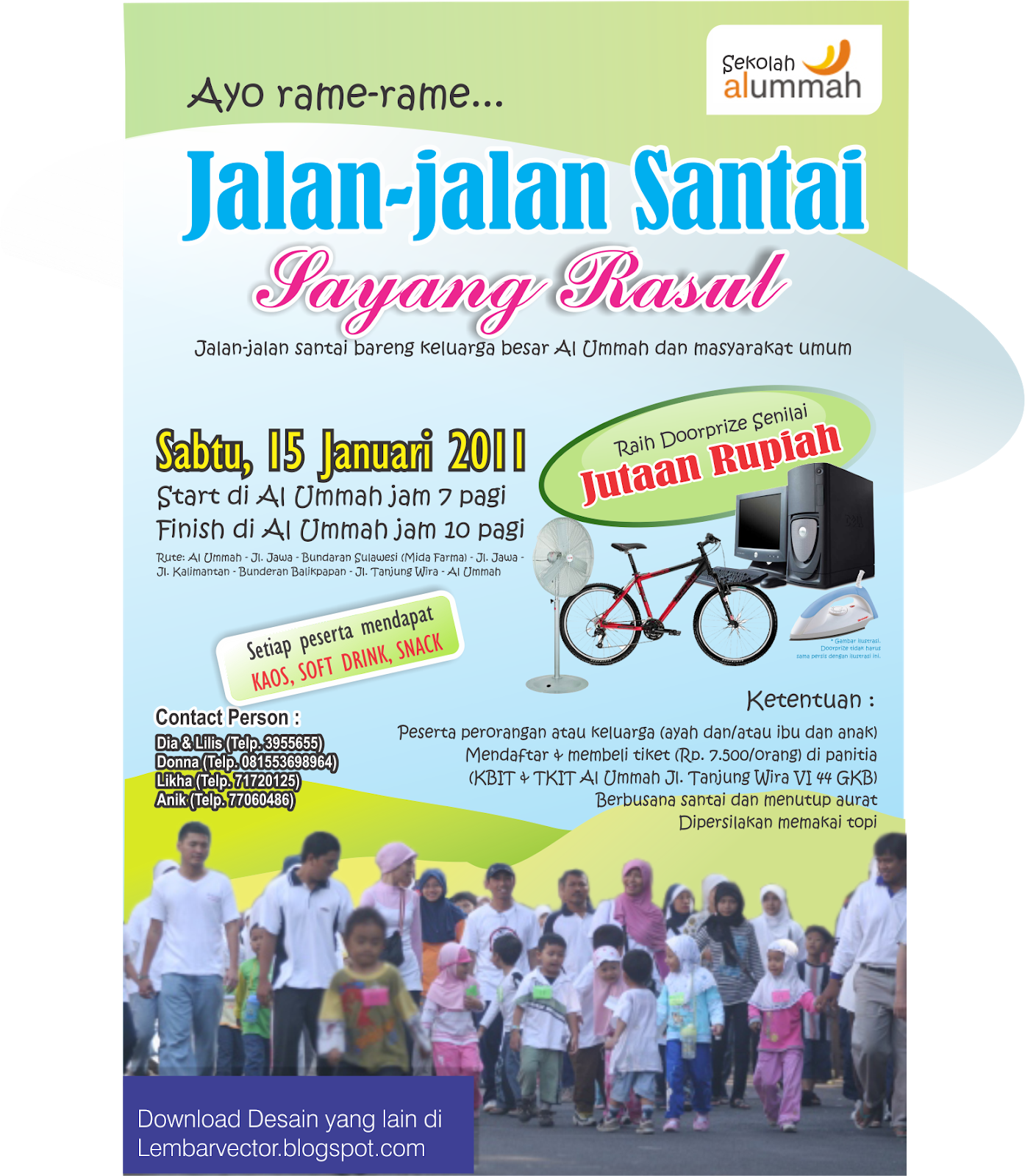 Detail Pamflet Jalan Sehat Cdr Nomer 2