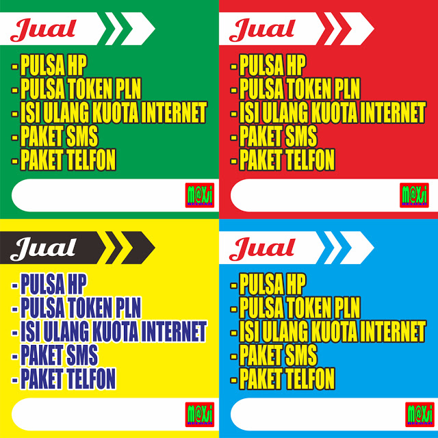 Detail Pamflet Jualan Pulsa Nomer 17