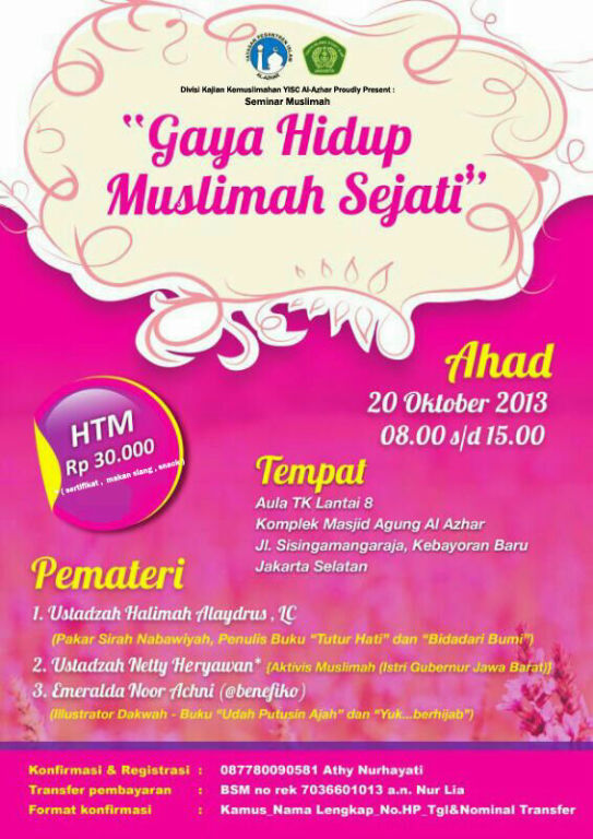 Detail Pamflet Kajian Muslimah Nomer 26