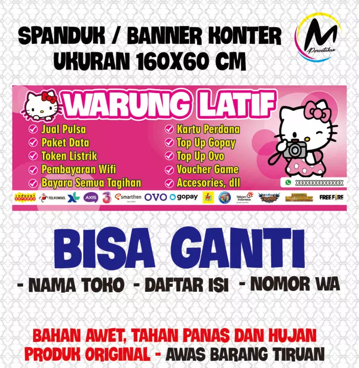 Detail Pamflet Konter Pulsa Nomer 33