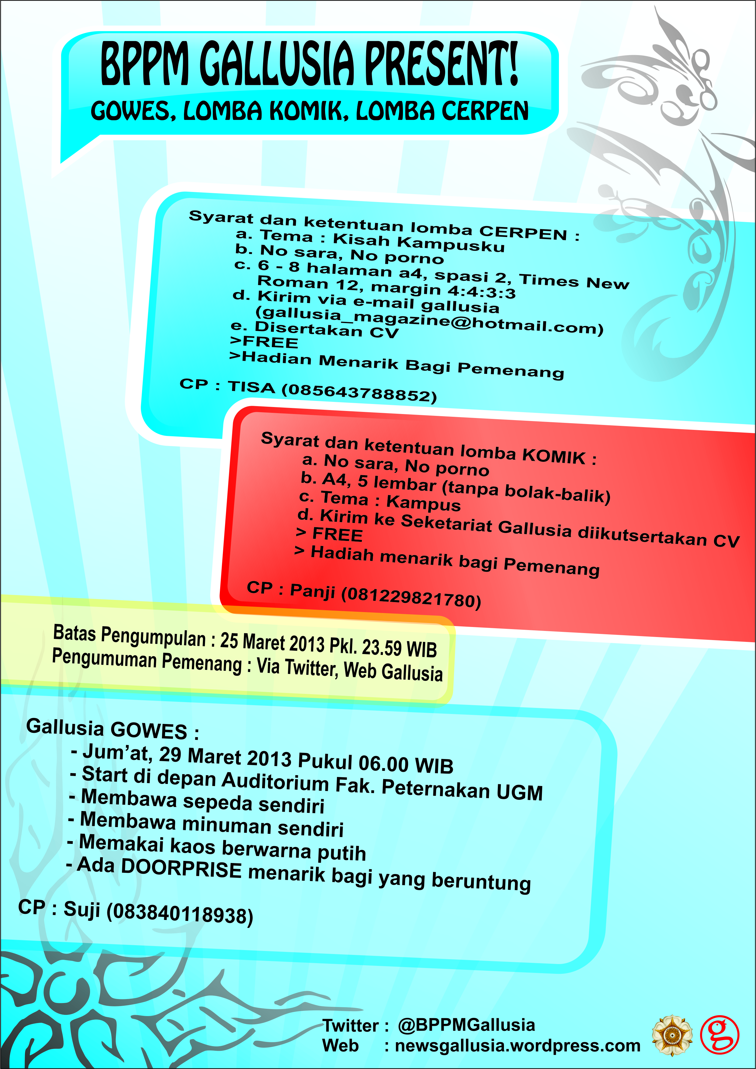 Detail Pamflet Lomba Nomer 33