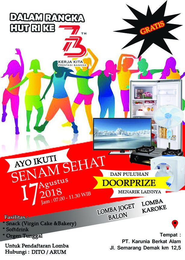 Detail Pamflet Lomba Keren Nomer 30