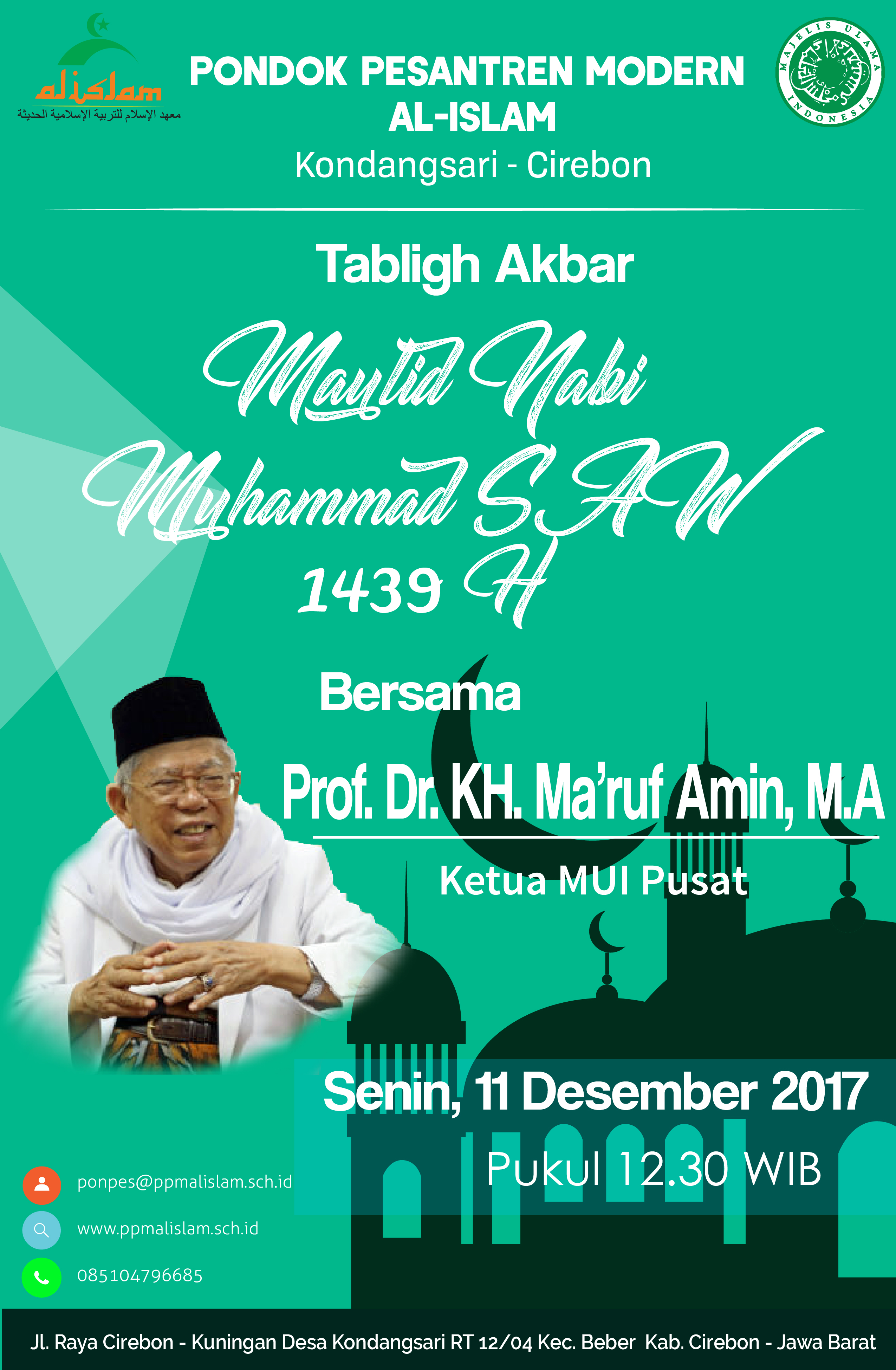 Detail Pamflet Maulid Nomer 2
