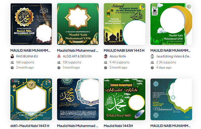 Detail Pamflet Maulid Nomer 20