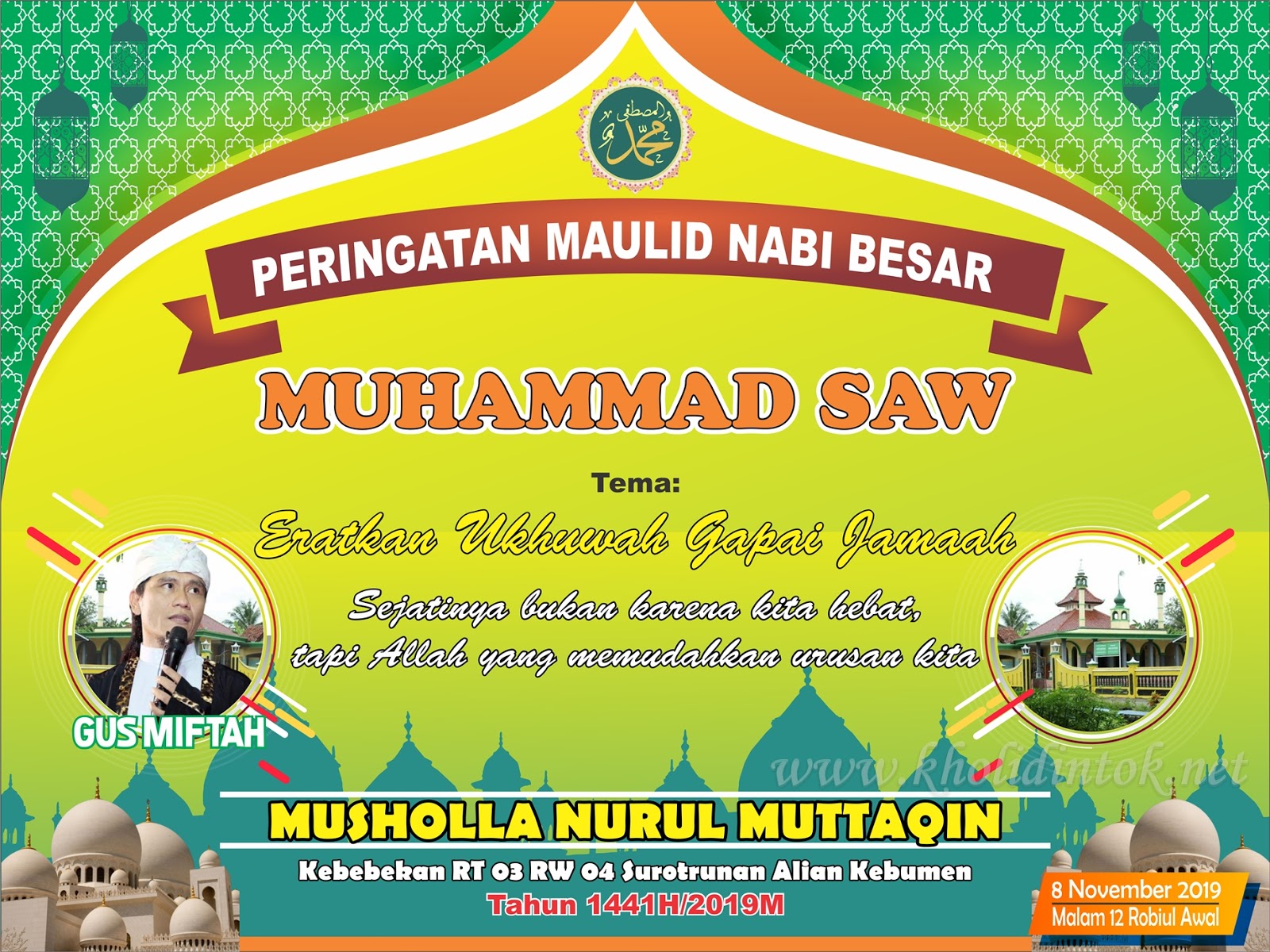 Detail Pamflet Maulid Nomer 22