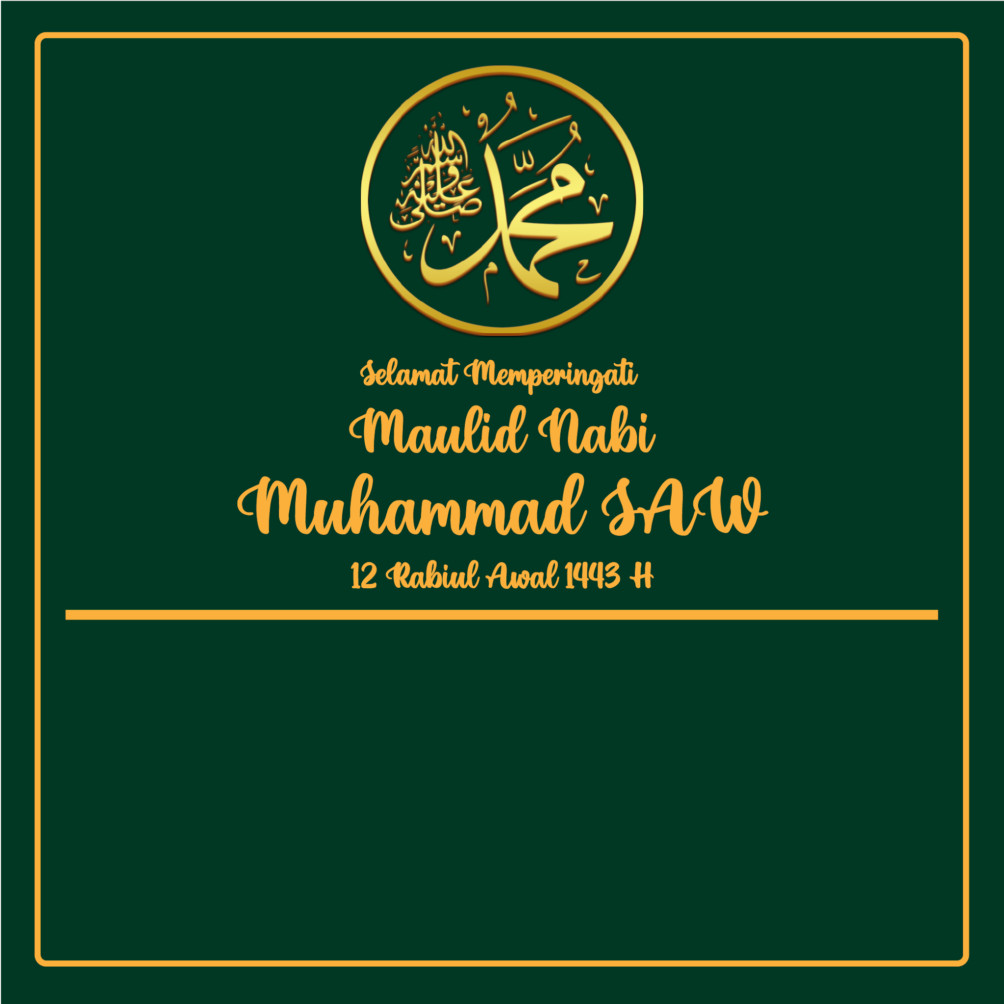 Detail Pamflet Maulid Nomer 34