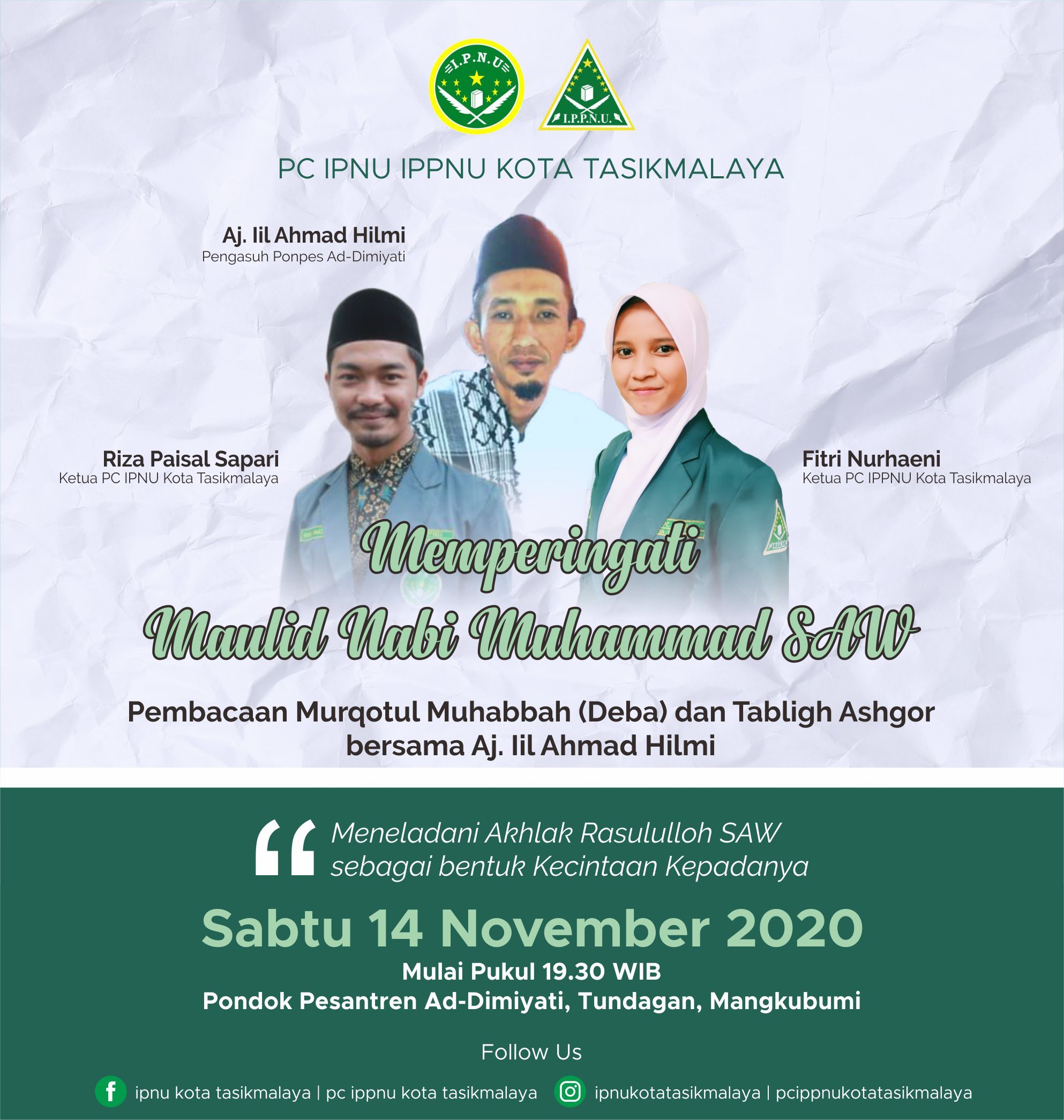 Detail Pamflet Maulid Nomer 7