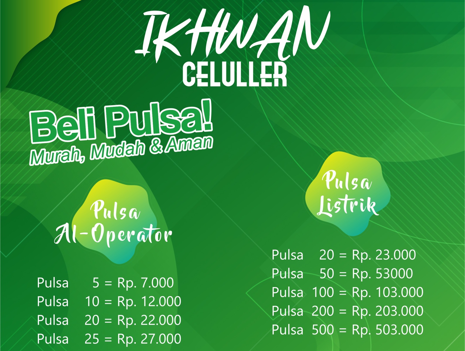 Pamflet Pulsa - KibrisPDR