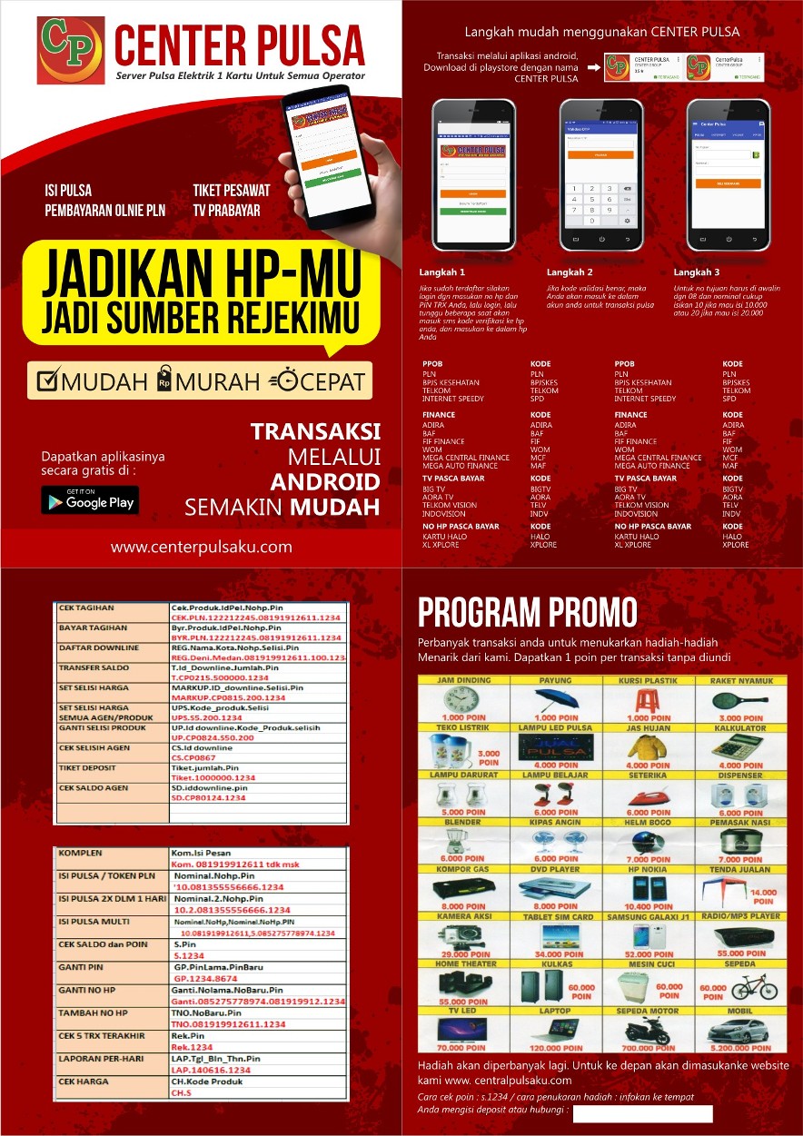 Detail Pamflet Pulsa Nomer 11