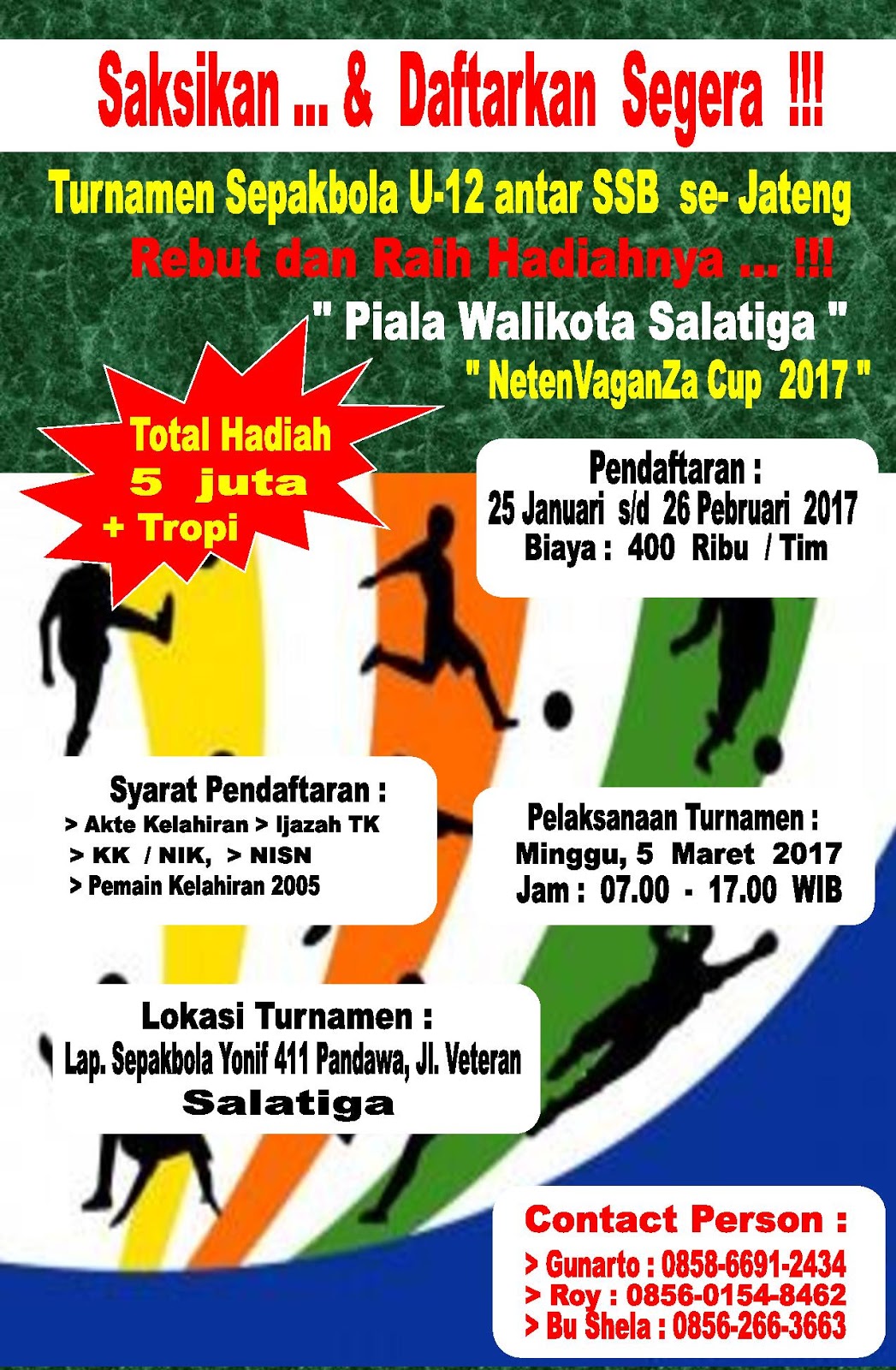 Detail Pamflet Turnamen Sepak Bola Nomer 32