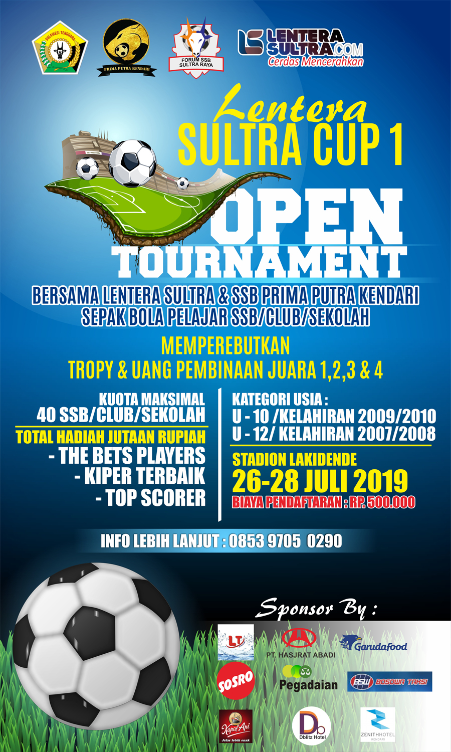 Detail Pamflet Turnamen Sepak Bola Nomer 10