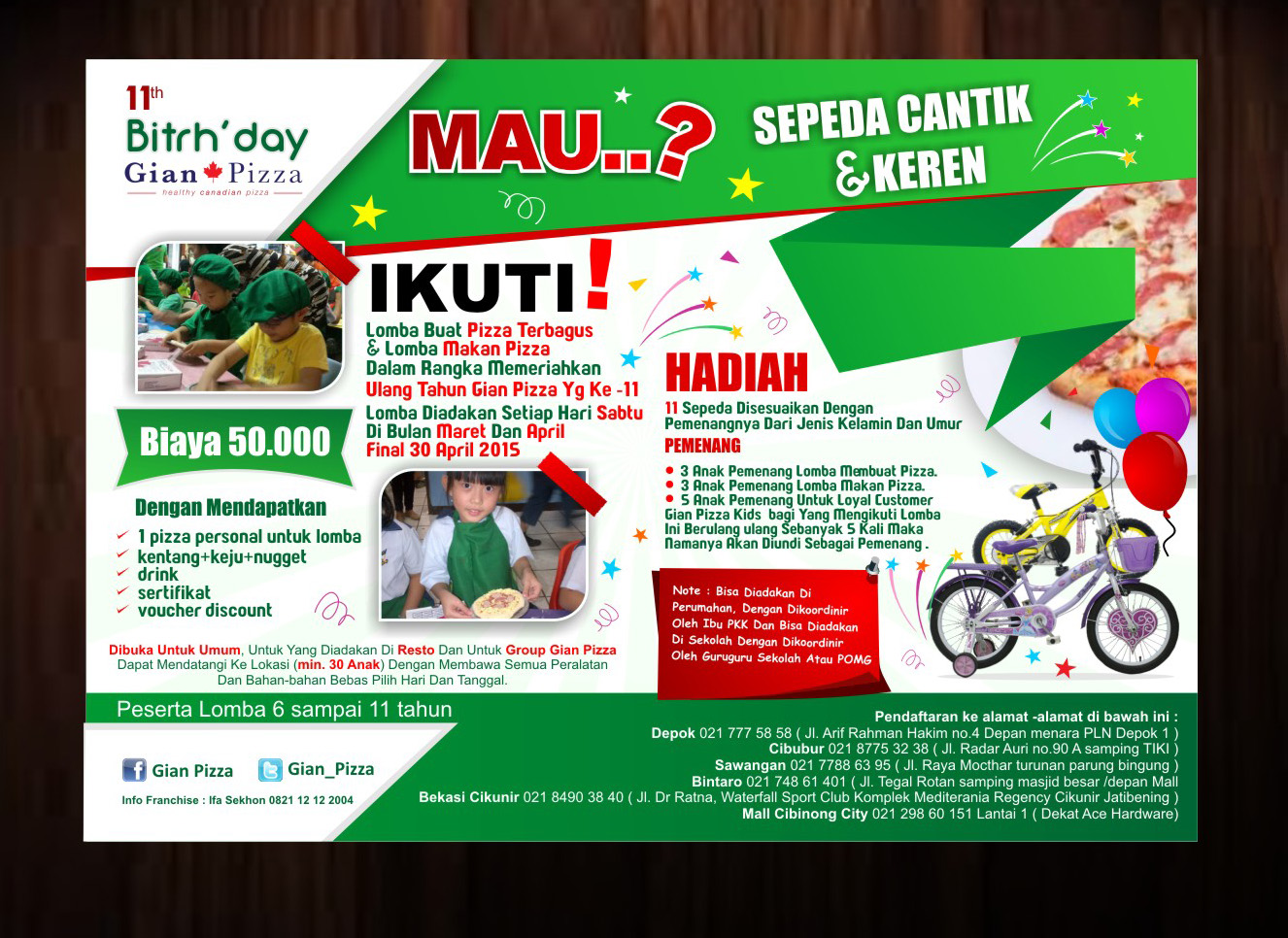 Detail Pamflet Ulang Tahun Nomer 33