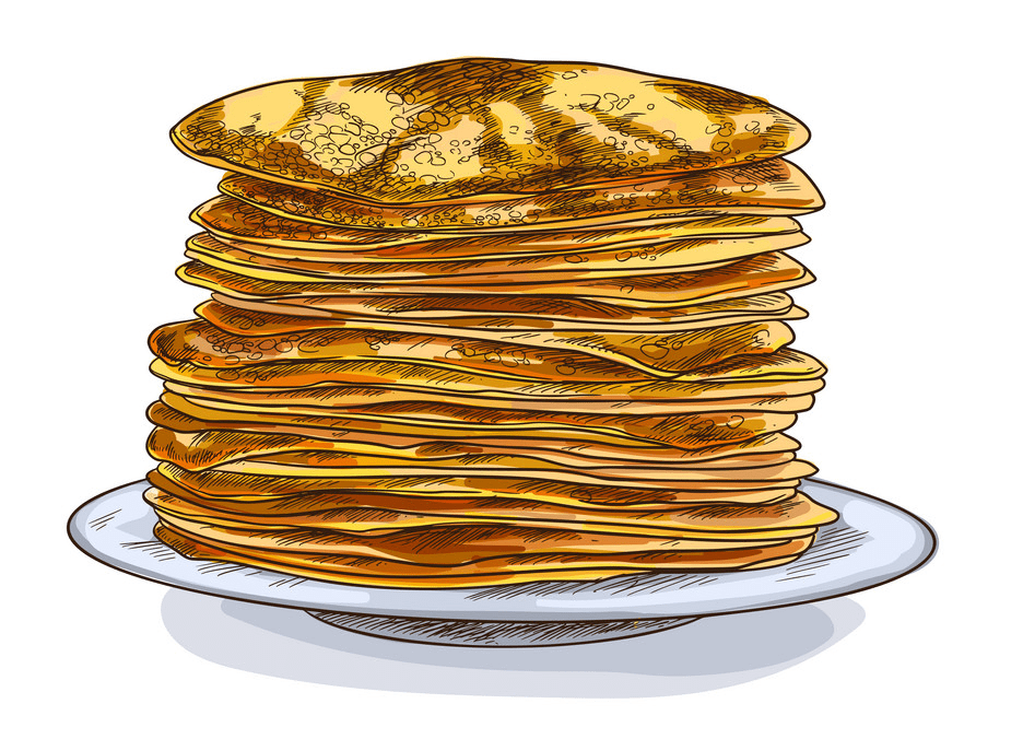 Detail Pancake Clipart Free Nomer 8