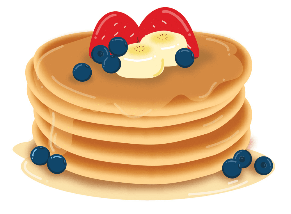 Detail Pancake Clipart Free Nomer 42