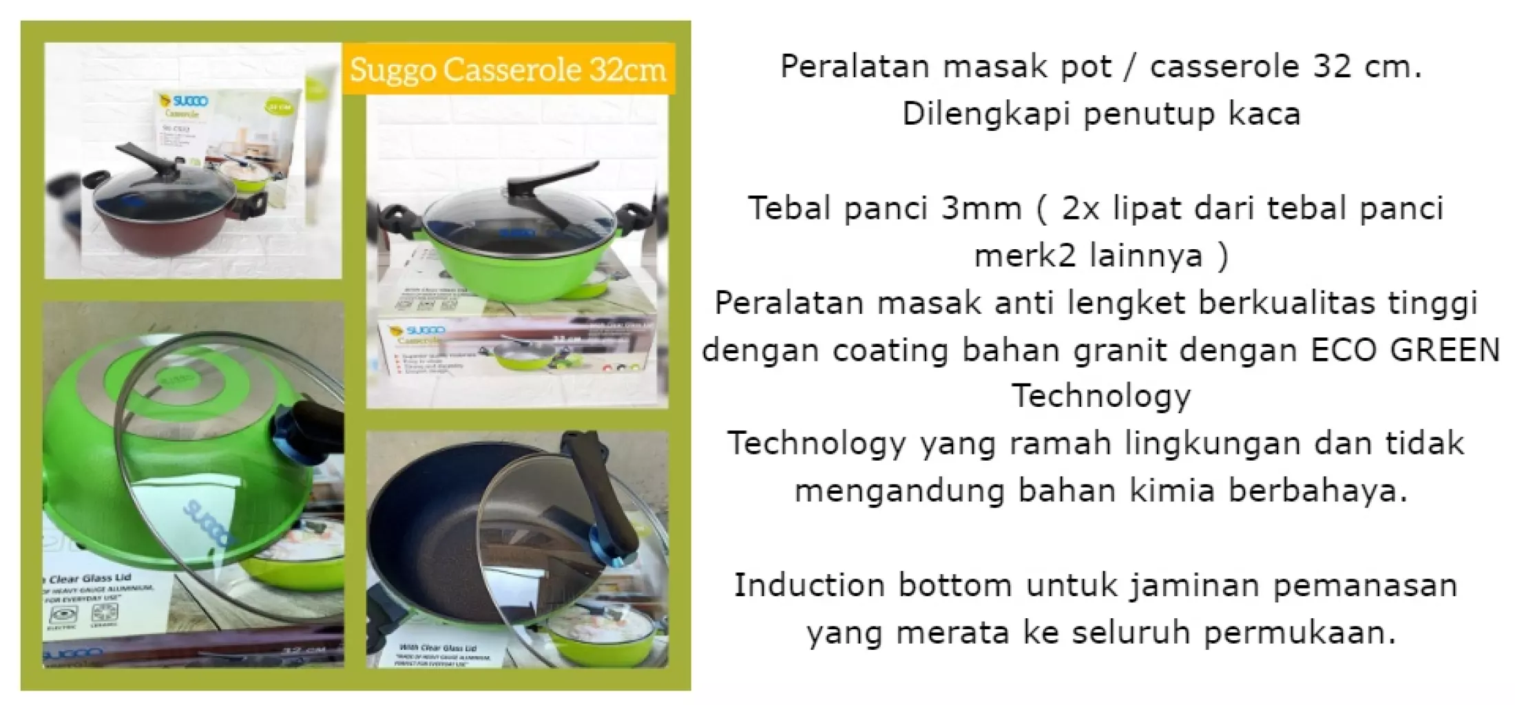 Detail Panci Eco Green Nomer 49