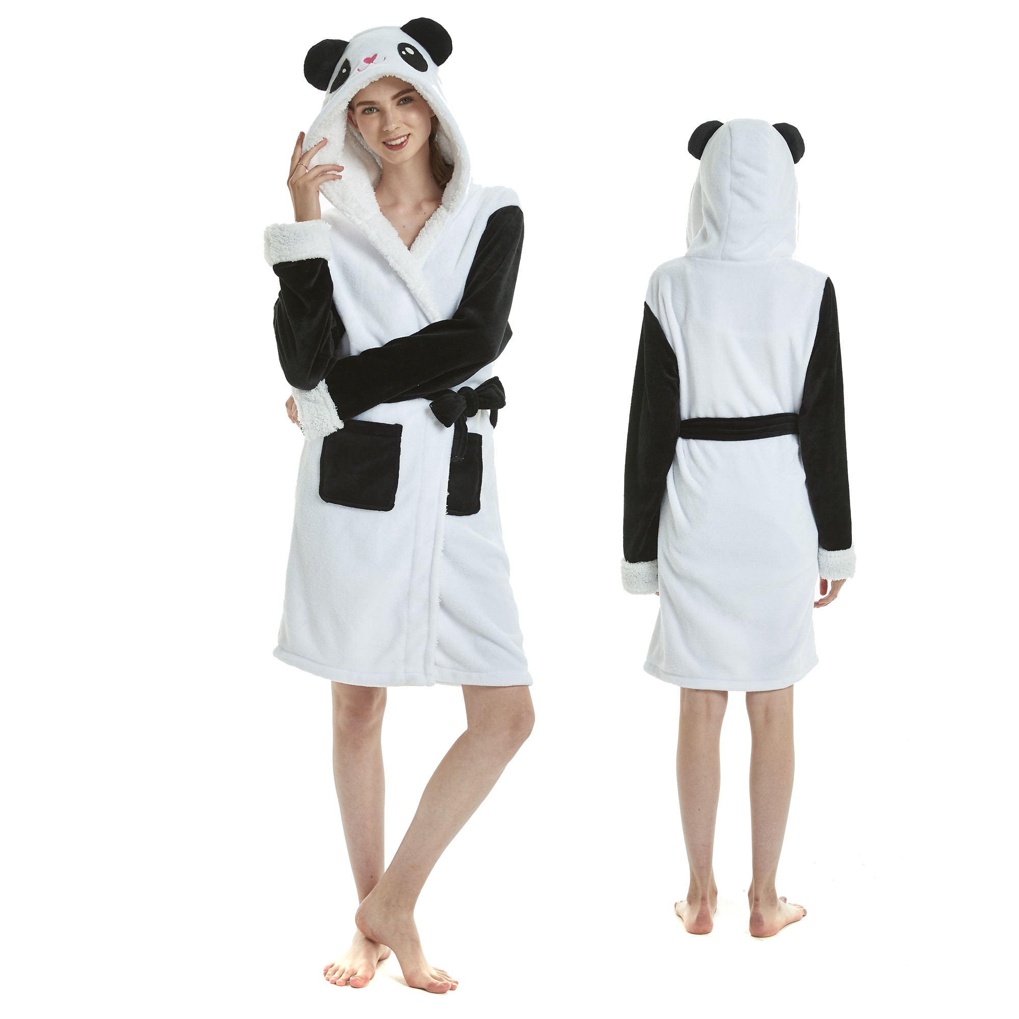 Detail Panda Bathrobe Nomer 3
