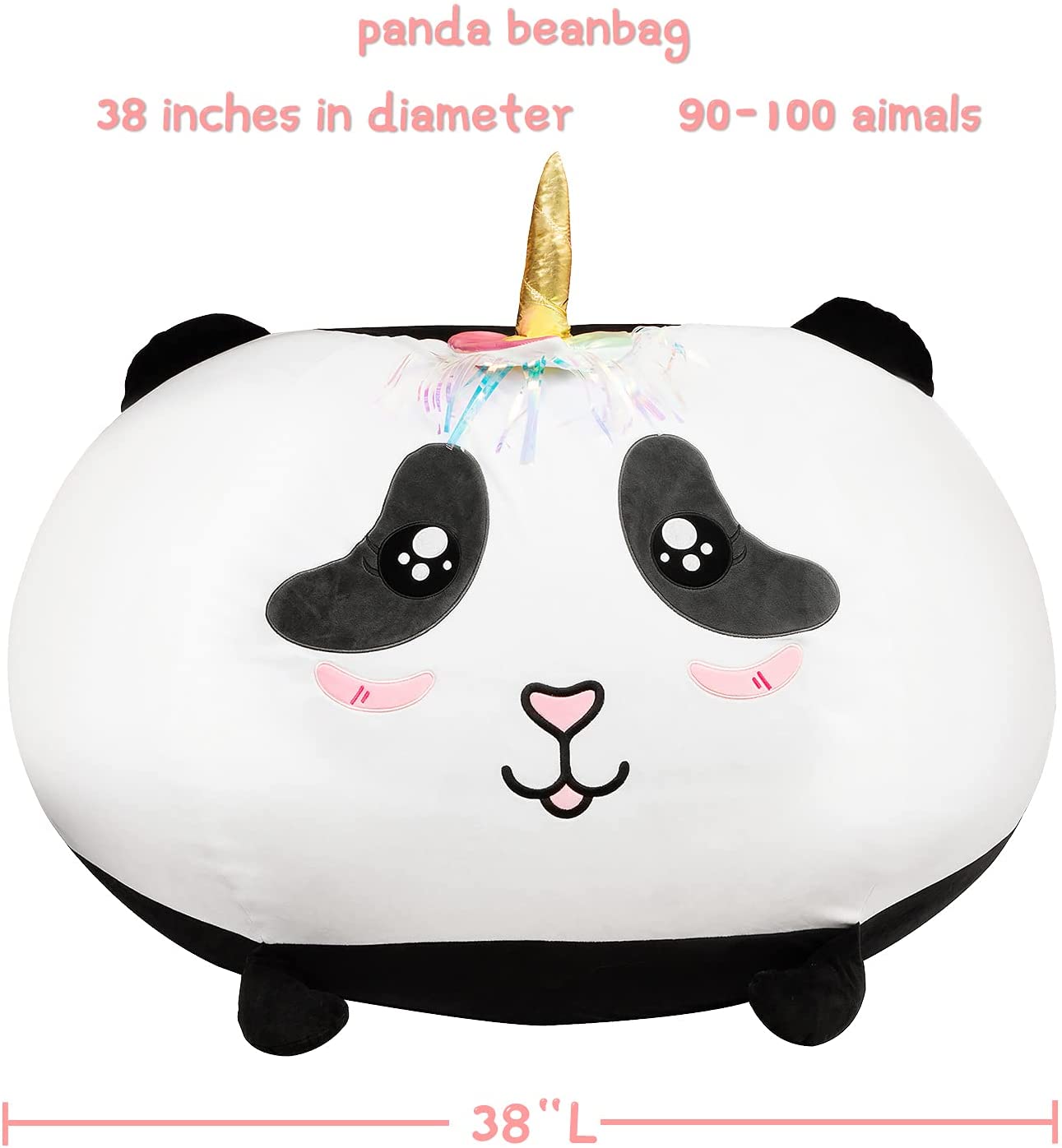 Detail Panda Bean Bag Chair Nomer 39