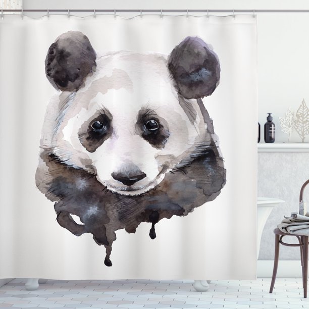 Detail Panda Bear Shower Curtain Nomer 14