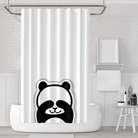 Detail Panda Bear Shower Curtain Nomer 37