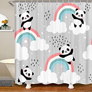 Detail Panda Bear Shower Curtain Nomer 8