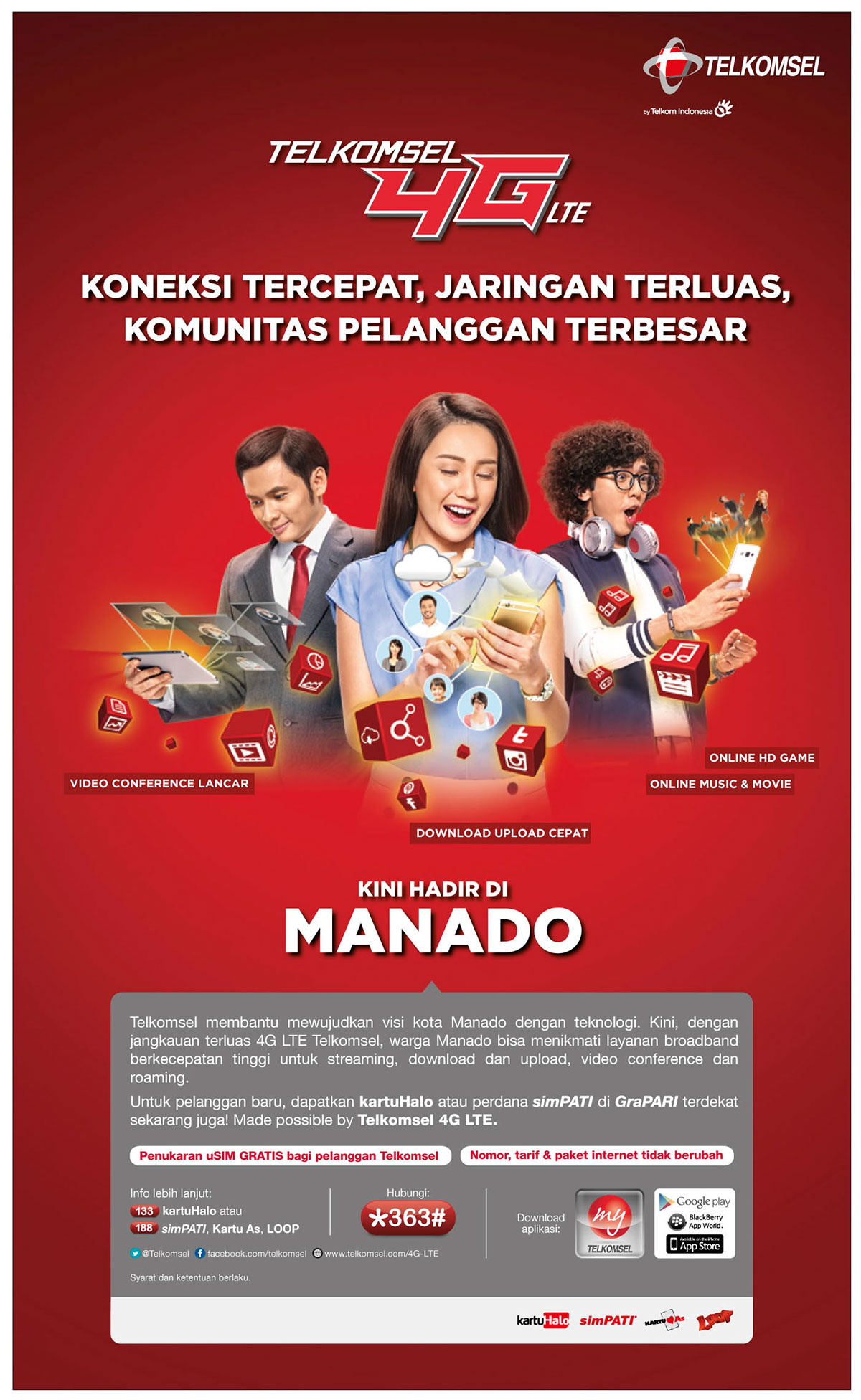 Detail Logo Telkomsel 4g Nomer 34