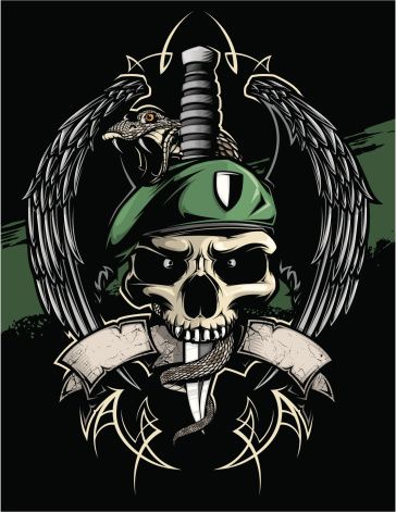 Logo Tengkorak Army - KibrisPDR