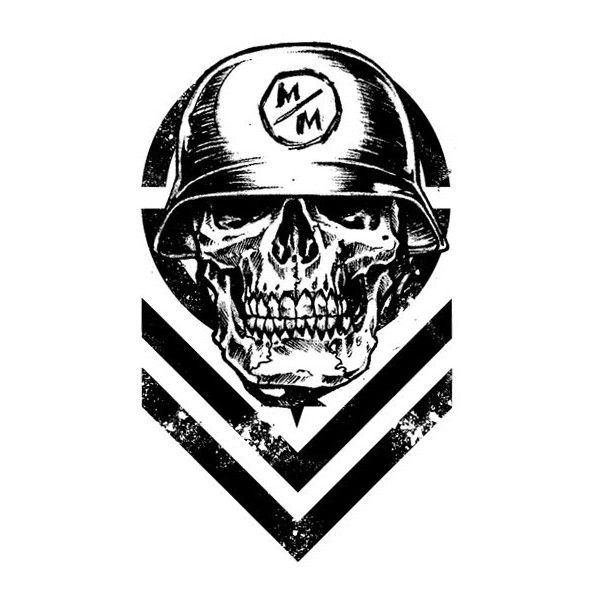 Detail Logo Tengkorak Army Nomer 10