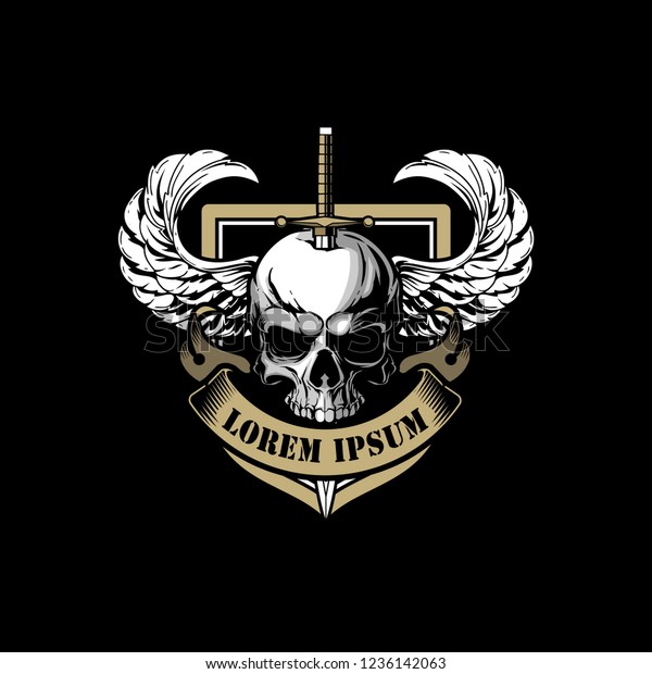 Detail Logo Tengkorak Army Nomer 11