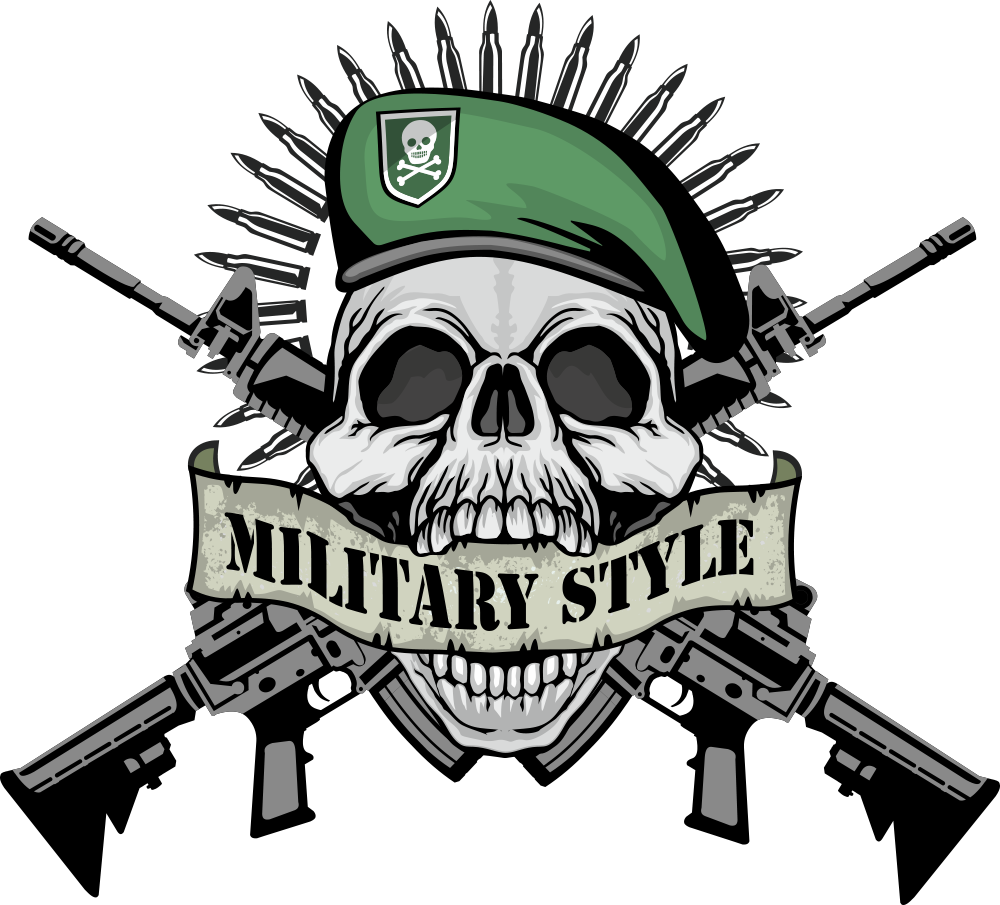 Detail Logo Tengkorak Army Nomer 3