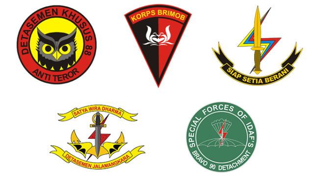 Detail Logo Tentara Keren Nomer 25