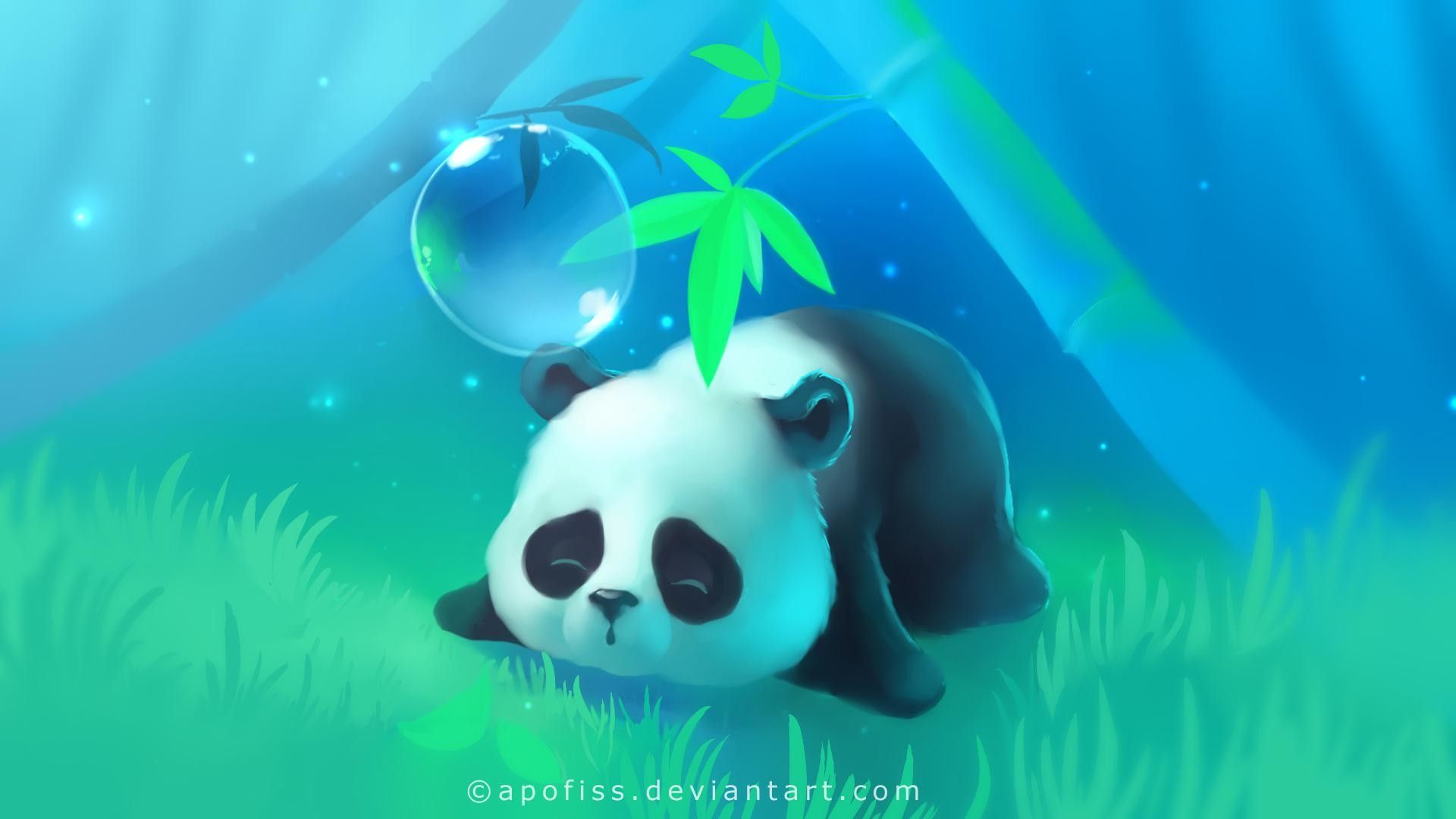 Detail Panda Cartoon Wallpaper Nomer 18