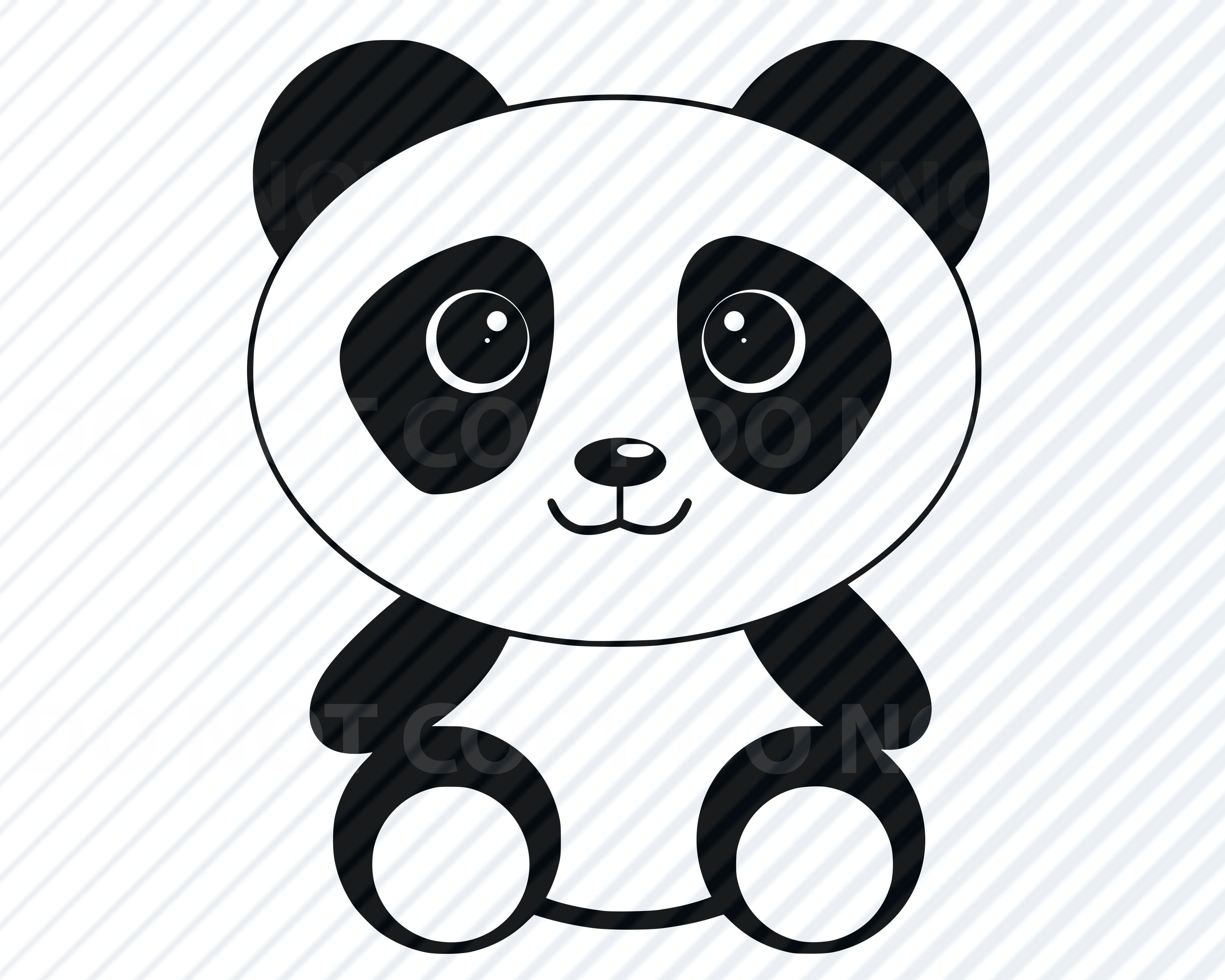 Detail Panda Clip Art Nomer 4