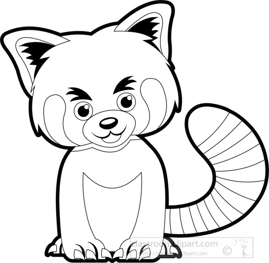 Detail Panda Clipart Black And White Nomer 30