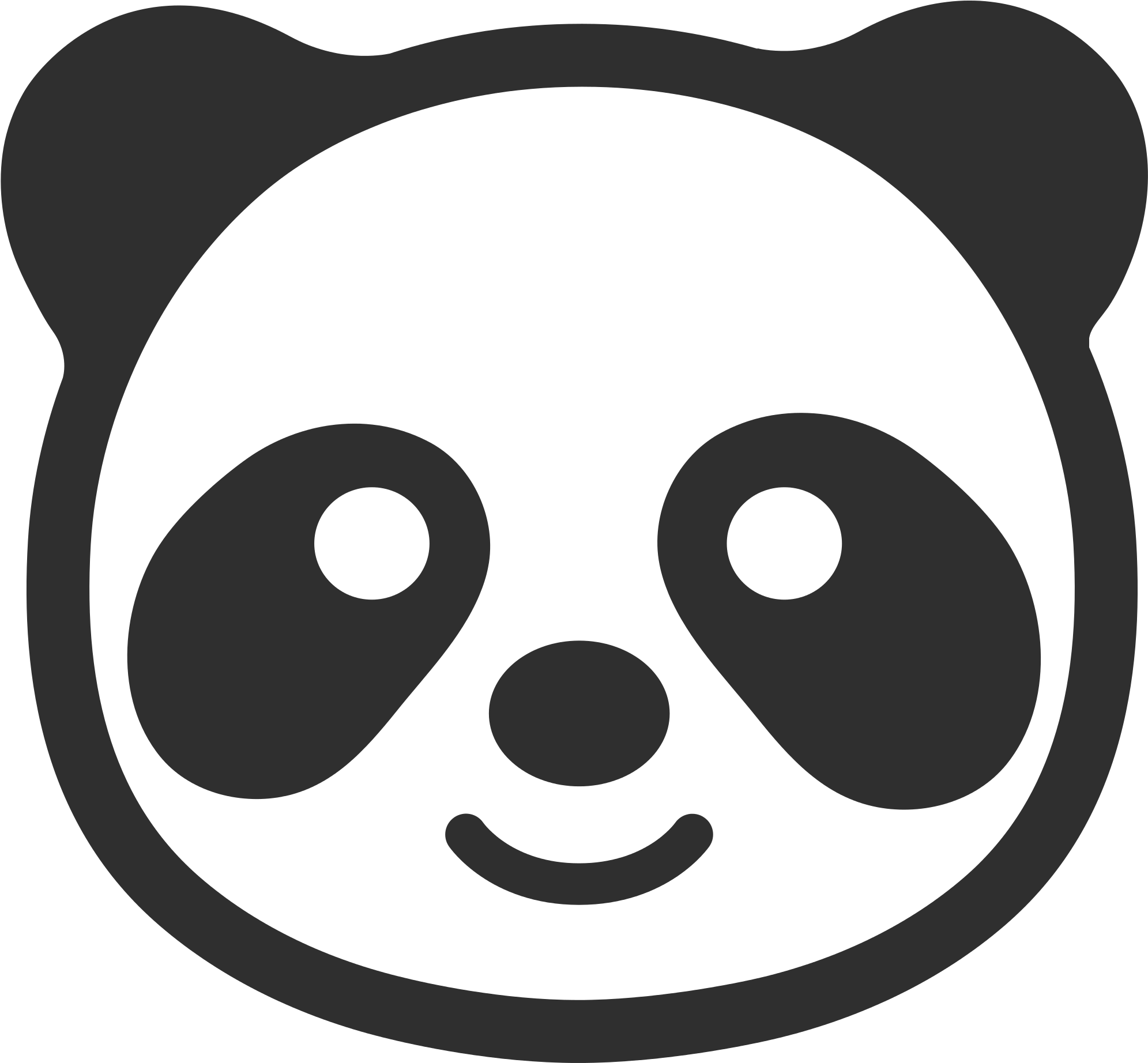 Detail Panda Clipart Transparent Nomer 33