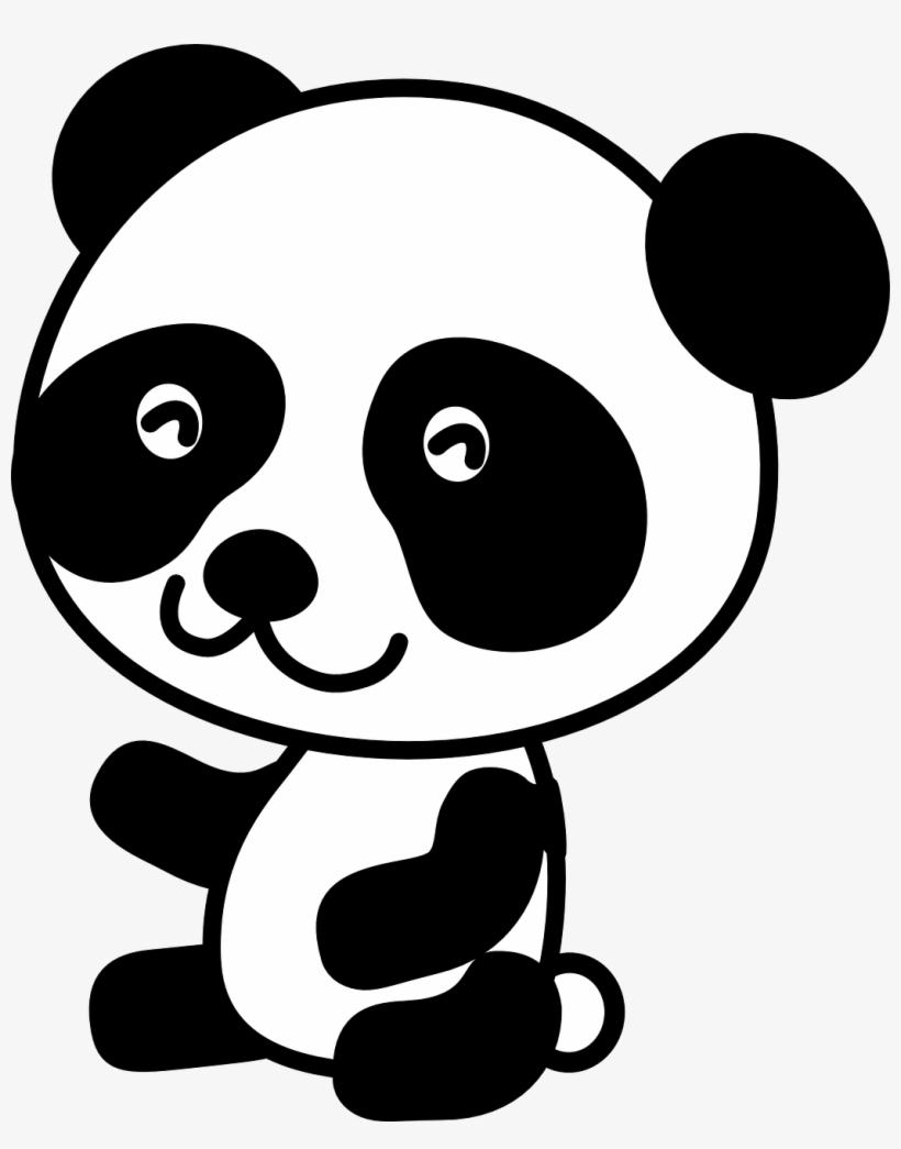 Detail Panda Clipart Transparent Background Nomer 26