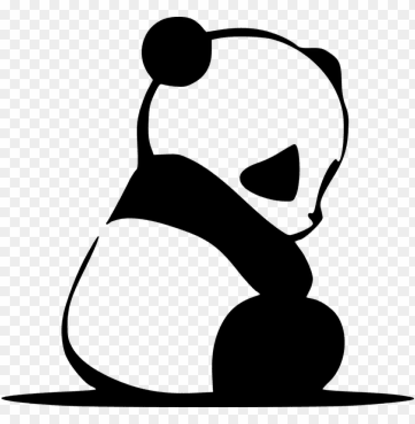 Detail Panda Clipart Transparent Background Nomer 33