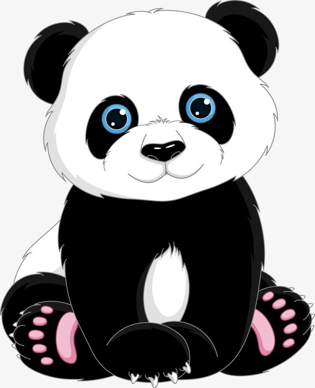 Detail Panda Clipart Transparent Background Nomer 44