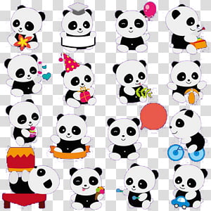 Detail Panda Clipart Transparent Background Nomer 55