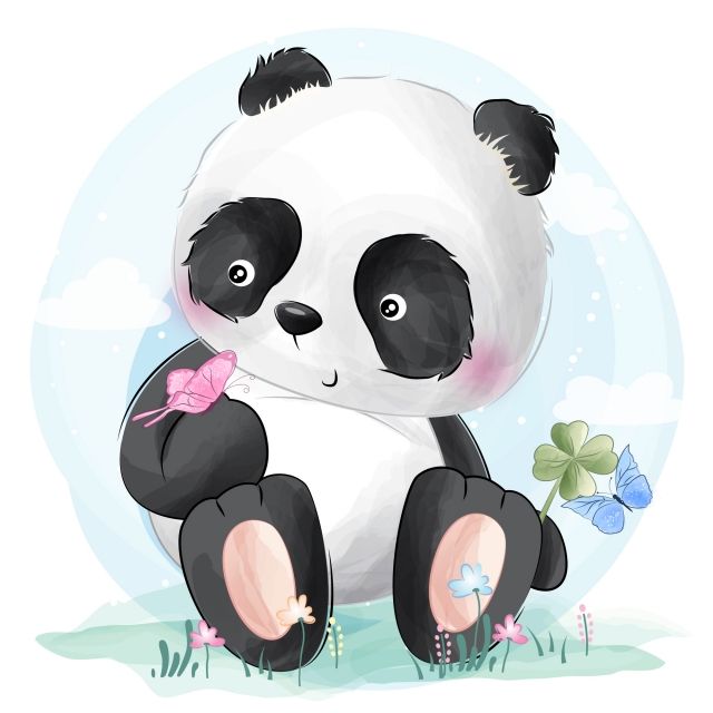 Detail Panda Png Vector Nomer 38