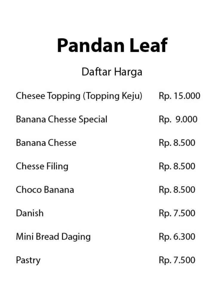 Detail Pandan Leaf Jogja Nomer 6